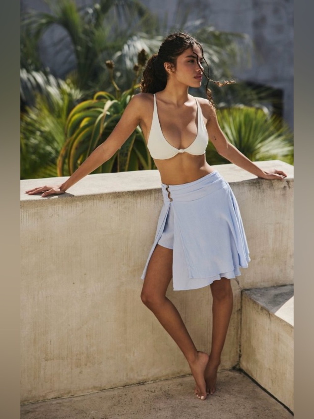 Free People ~ free-est Collection ~ Scarlett Skort ~ XS ~ Blue ~ NWT ** - Picture 9 of 14